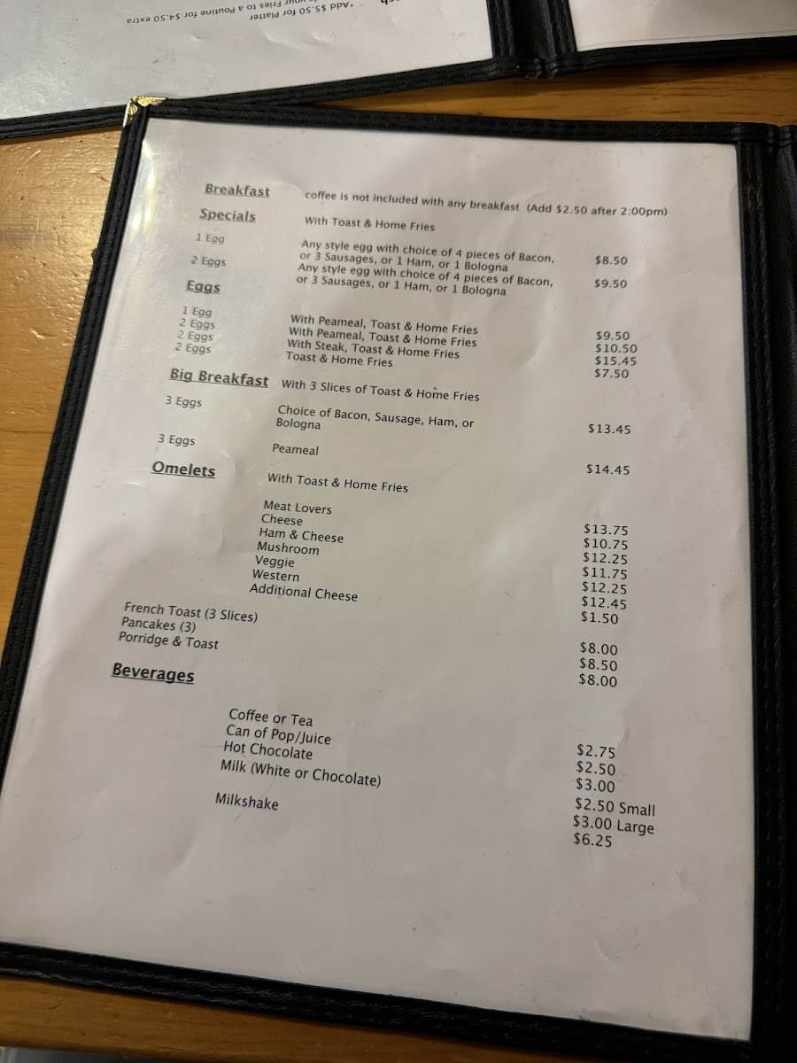 Menu Deb's Gas Bar & Restaurant-10