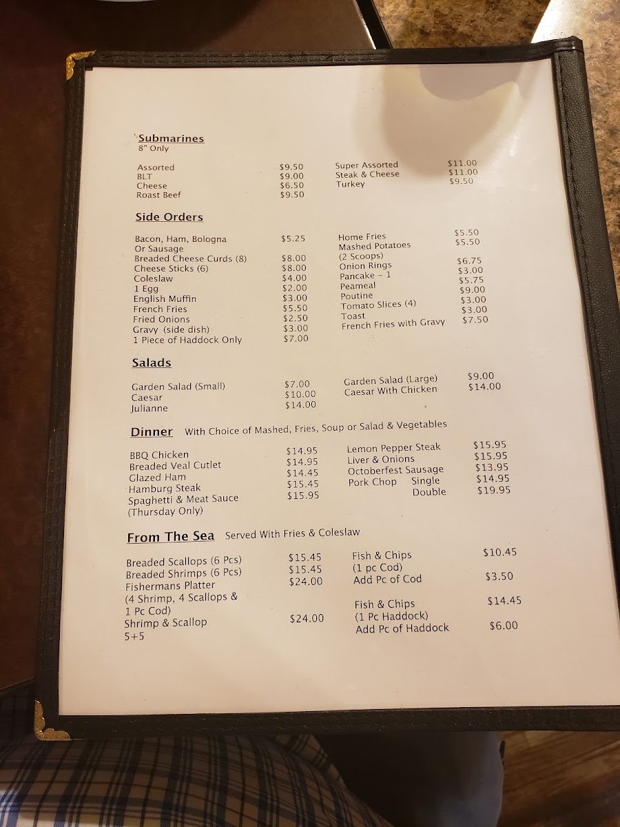 Menu Deb's Gas Bar & Restaurant-7