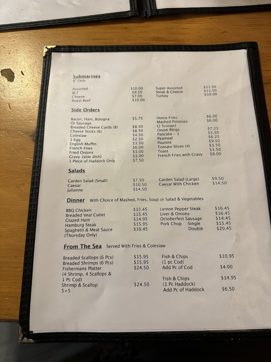 Menu Deb's Gas Bar & Restaurant-8